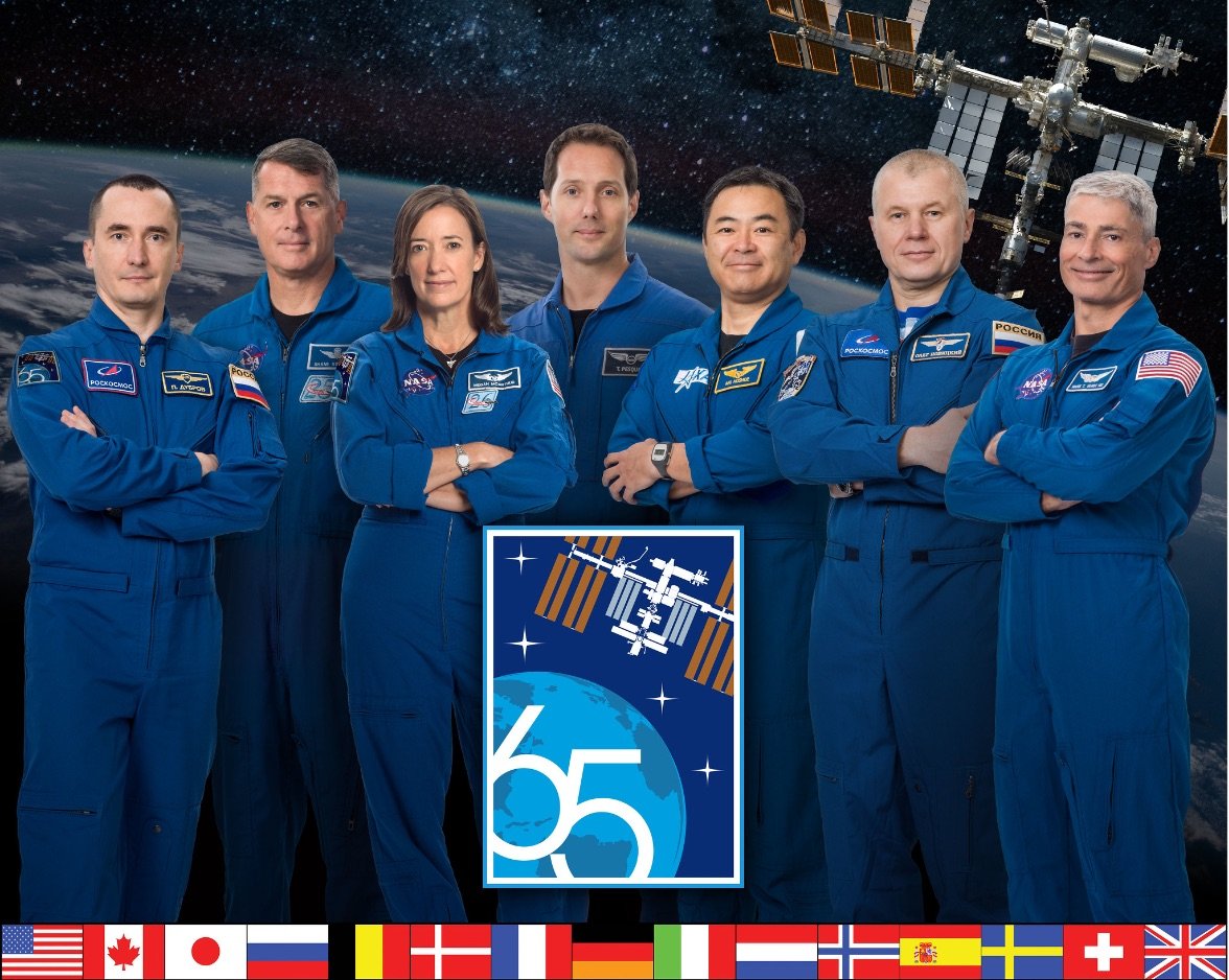 インクリメント65を担う7人の宇宙飛行士たち ©️JAXA/NASA